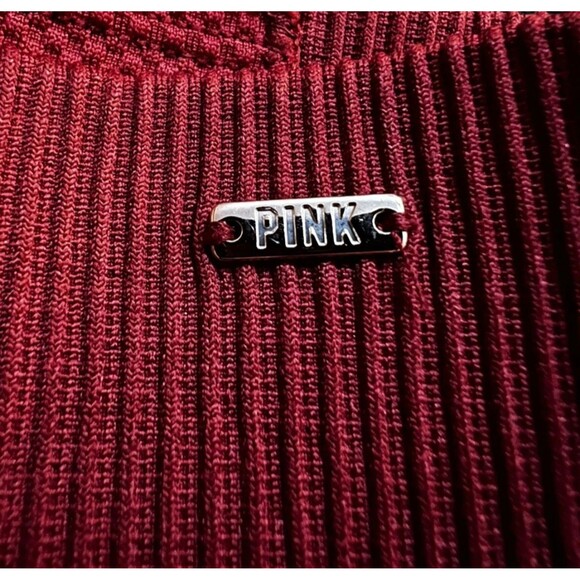 VS Victoria Secret PINK Active ribbed stretch high waist biker shorts sz Medium - Picture 2 of 4